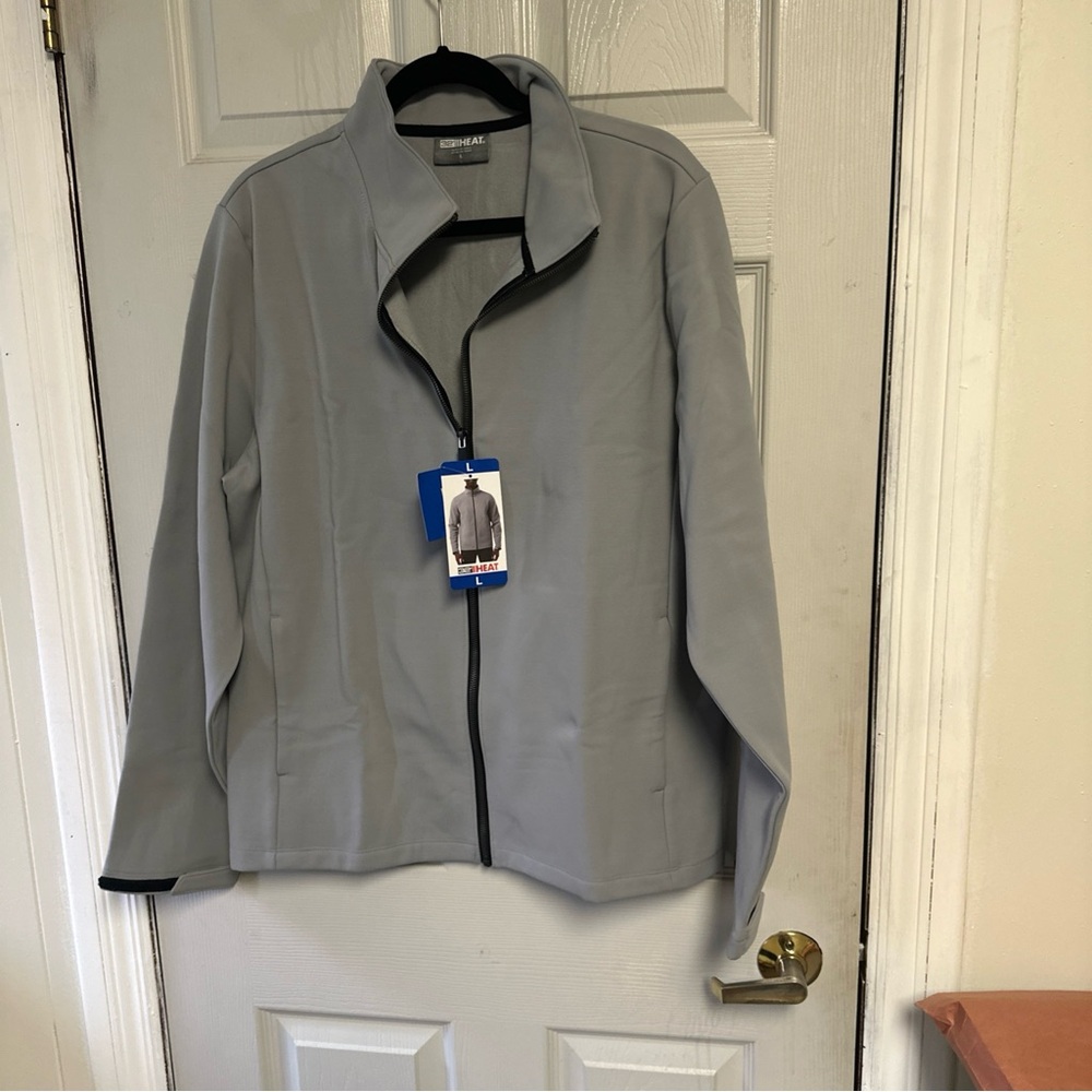 32 Degrees Light Gray Lightweight Shirt Jacket